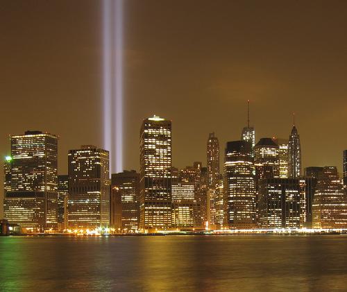 9/11 Tribute in Lights by Chris Schiffner